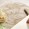 In- & Outdoor Teppich Rund - Malta Leaves Natur - thumbnail 3
