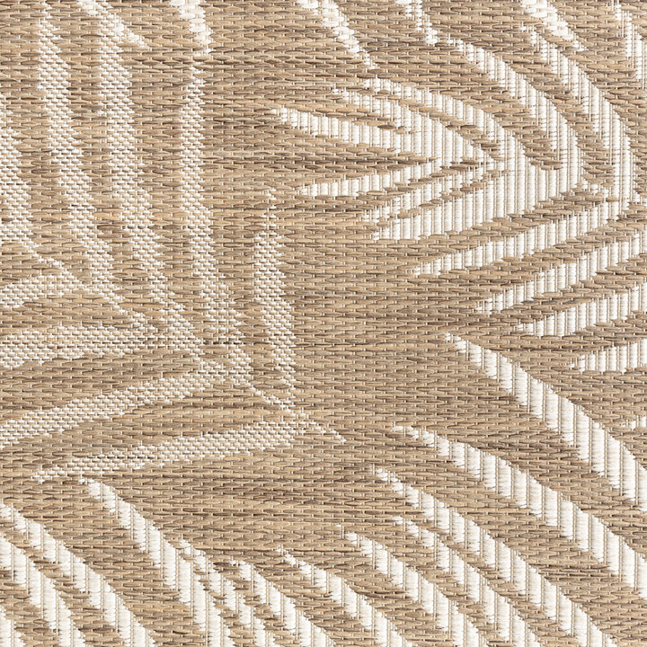 In-& Outdoor Teppich - Malta Leaves Natur - 4
