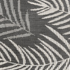 In-& Outdoor Teppich - Malta Leaves Schwarz - thumbnail 4