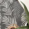 In-& Outdoor Teppich - Malta Leaves Schwarz - thumbnail 3