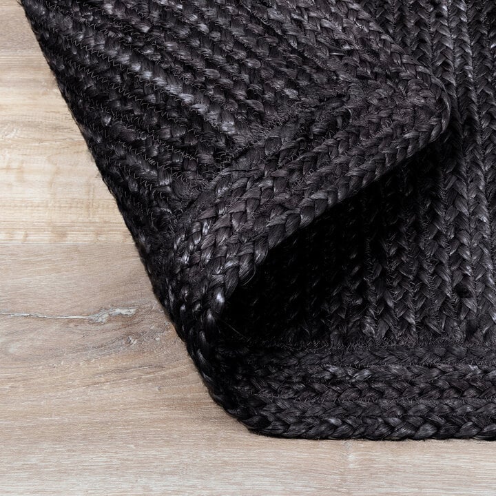 Jute Teppich - Fair Schwarz - 6
