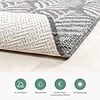In- & Outdoor Teppich - Summer Leaves Grau - thumbnail 5