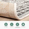 In- & Outdoor Teppich Quadrat - Summer Oriental Grau - thumbnail 4