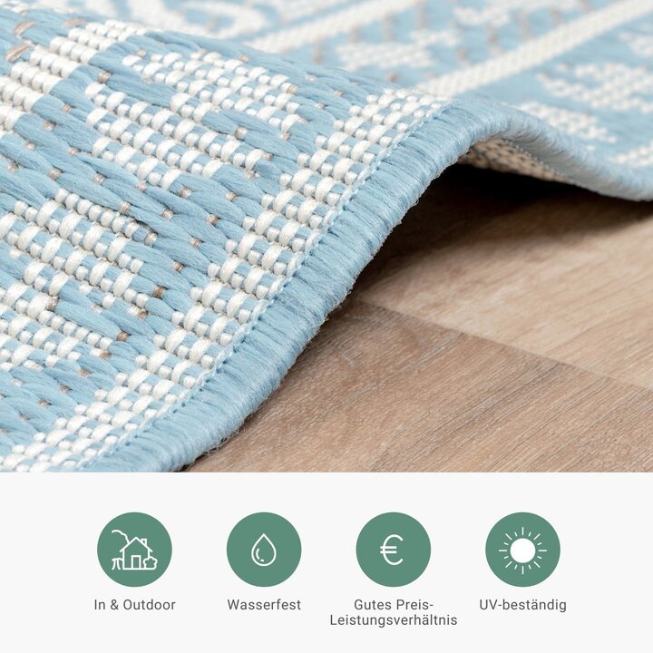 In- & Outdoor Teppich - Summer Oriental Hellblau - 5