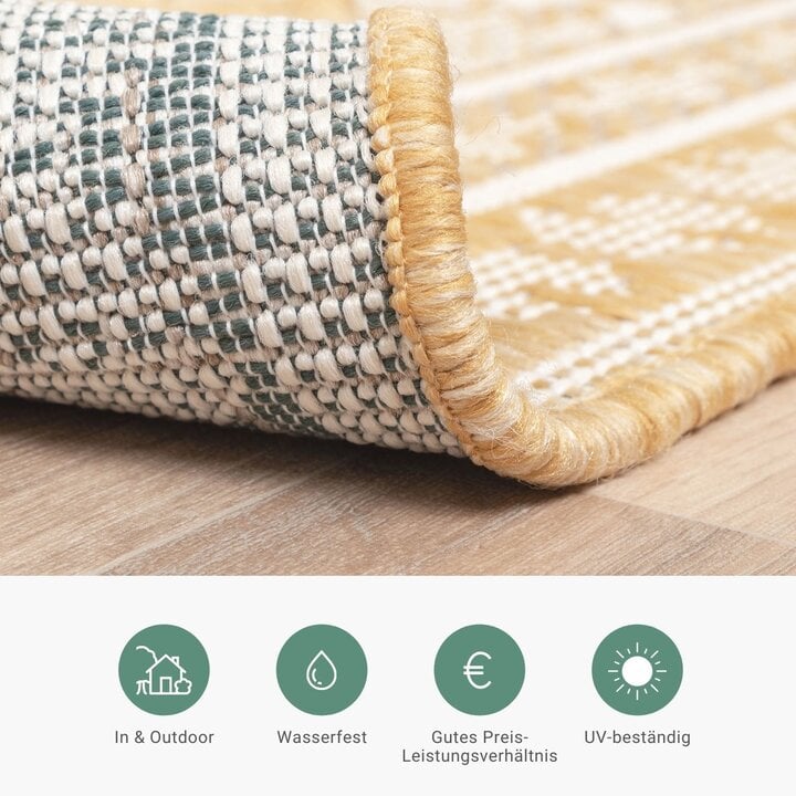 In- & Outdoor Teppich - Summer Oriental Gelb - 5