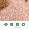 In- & Outdoor Teppich Rund - Summer Azteca Rosa - thumbnail 5