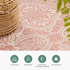 In- & Outdoor Teppich Rund - Summer Oriental Rosa - thumbnail 5