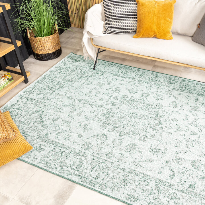In- & Outdoor Teppich Vintage - Victoria Oriental Grün - 3