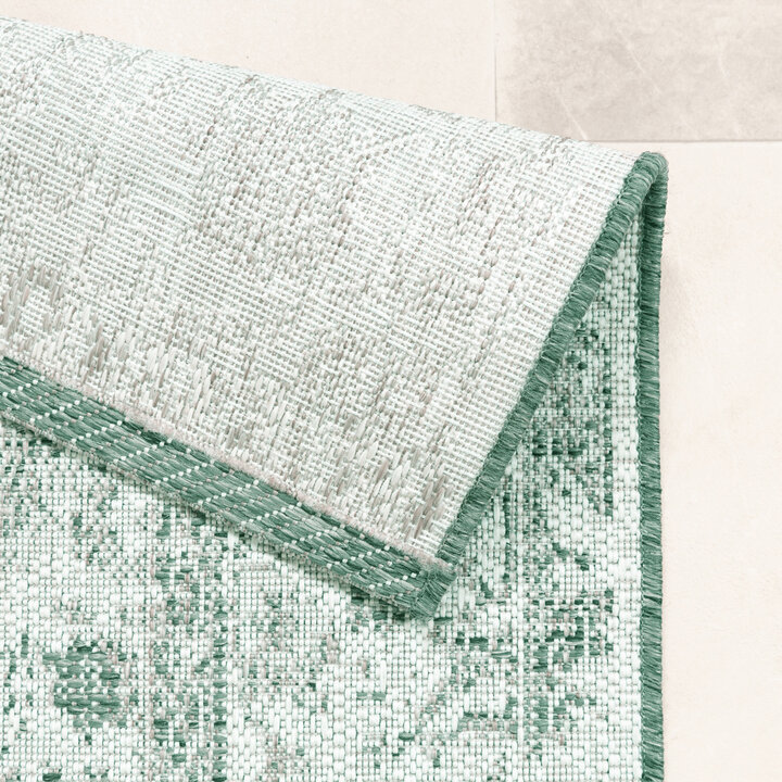 In- & Outdoor Teppich Vintage - Victoria Oriental Grün - 8