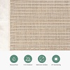 In- & Outdoor Jute Teppich - Nomad Melange Creme - thumbnail 5