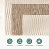 In- & Outdoor Jute Teppich - Nomad Edge Creme - thumbnail 5