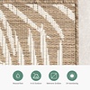 In-& Outdoor Teppich - Malta Leaves Natur - thumbnail 5