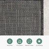 In-& Outdoor Teppich - Malta Melange Schwarz - thumbnail 5