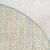 In- & Outdoor Teppich Rund - Playa Aztec Grün - thumbnail 3