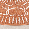 In- & Outdoor Teppich Rund - Porto Aztec Terracotta - thumbnail 5
