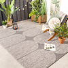 In- & Outdoor Teppich - Porto Curves Hellgrau - thumbnail