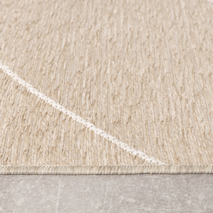 In- & Outdoor Teppich - Porto Lines Creme - 5