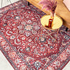 Teppich Vintage - Imagine Medaillon Rot - thumbnail 3
