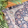 Teppich Vintage - Imagine Medaillon Blau - thumbnail 4