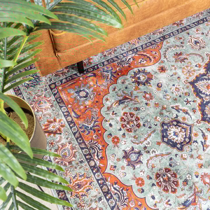 Teppich Vintage - Imagine Medaillon Grün - 4