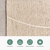 In- & Outdoor Teppich - Porto Lines Creme - thumbnail 3