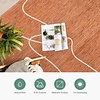 In- & Outdoor Teppich Rund - Porto Lines Terracotta - thumbnail 3