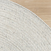 Wollteppich Rund - Wise Grau Meliert 367 - thumbnail 5
