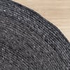 Wollteppich Rund - Wise Anthrazit 614 - thumbnail 5