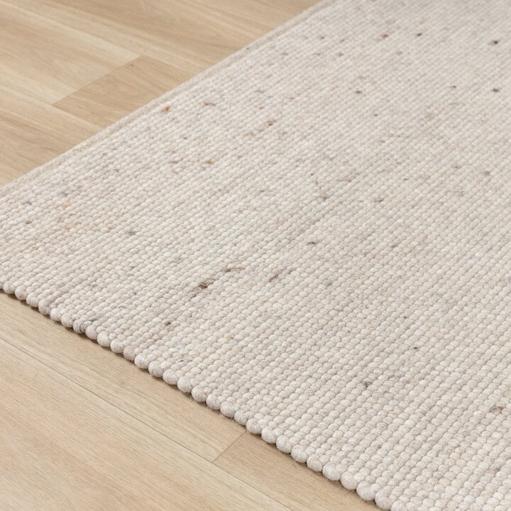 Wollteppich - Wise Weiß Natur 607 - 5