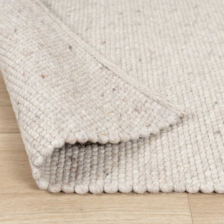 Wollteppich - Wise Weiß Natur 607 - 6