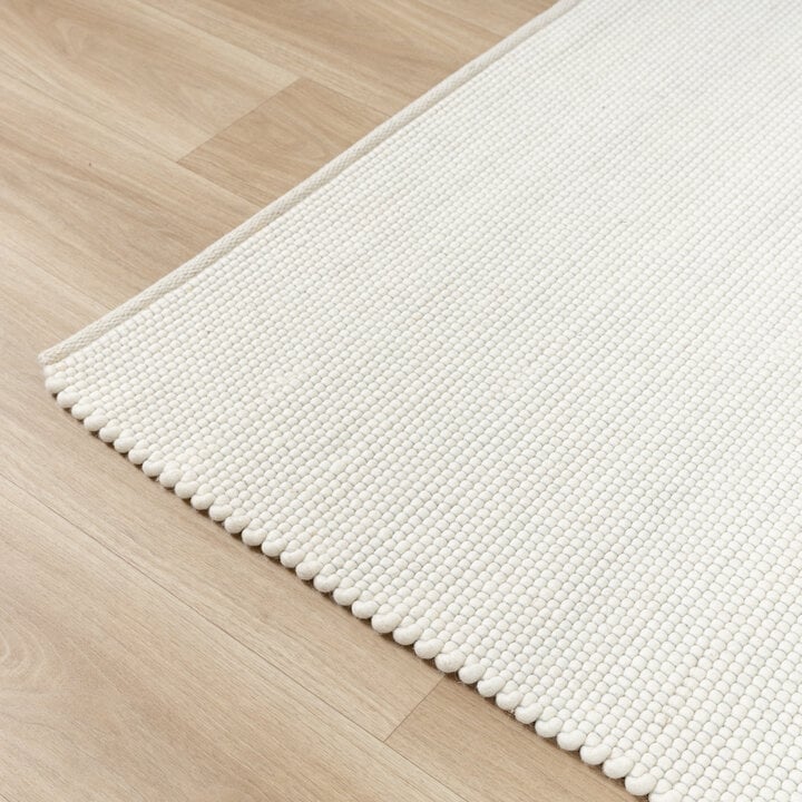 Wollteppich - Wise Weiß 001 - 5