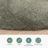 Waschbarer Teppich Rund - Clean Grün - thumbnail 5