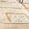 Hochflor Teppich Rund - Blend Diamond Creme Bunt - thumbnail 4