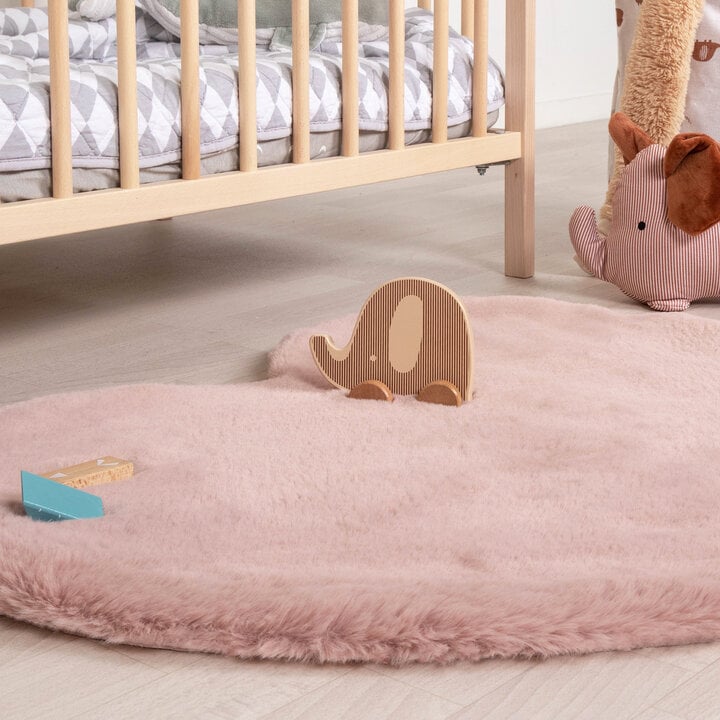 Kinderteppich - Huggy Herz Rosa - 2