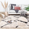Teppich Hochflor - Sensa Square Creme Schwarz - thumbnail 10