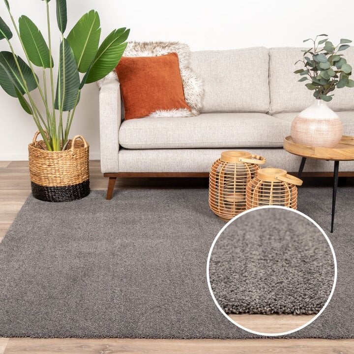 Waschbarer Teppich - Clean Dunkelgrau - 9