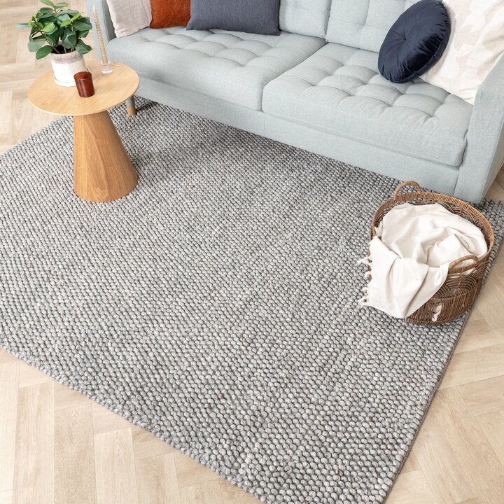 Wollteppich - Luminous Grau Meliert - 3