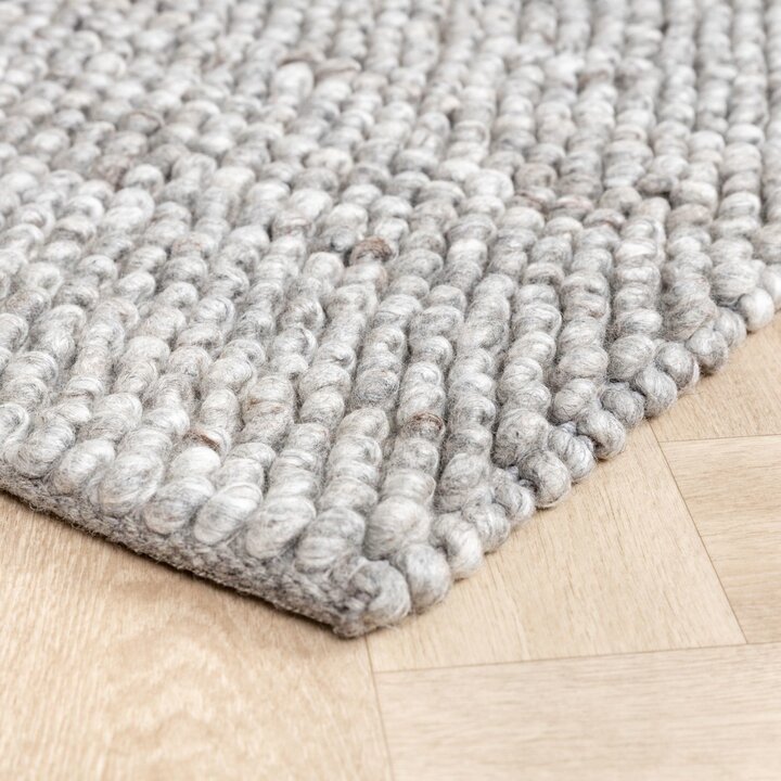 Wollteppich - Luminous Grau Meliert - 6