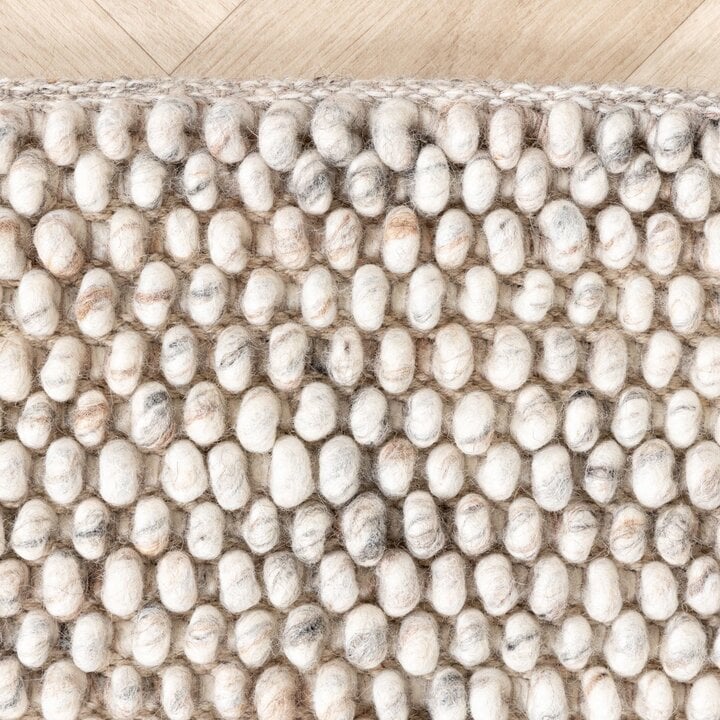 Wollteppich - Luminous Creme Meliert - 6