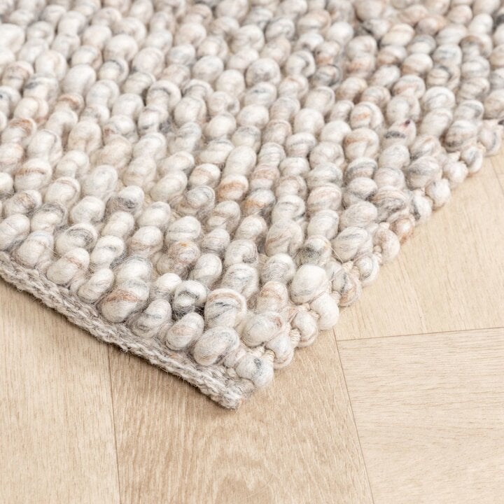 Wollteppich - Luminous Creme Meliert - 7