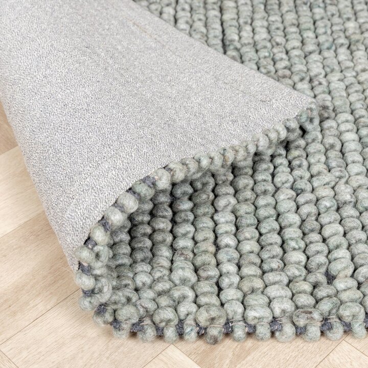 Wollteppich - Luminous Grün Grau - 7