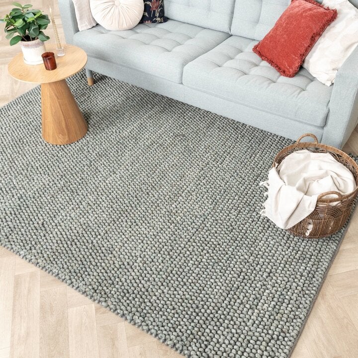 Wollteppich - Luminous Grün Grau - 3