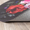 Teppich Floral Rund - Florine Schwarz Rosa - thumbnail 5