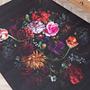 Teppich Floral - Florine Schwarz Rosa - thumbnail 2