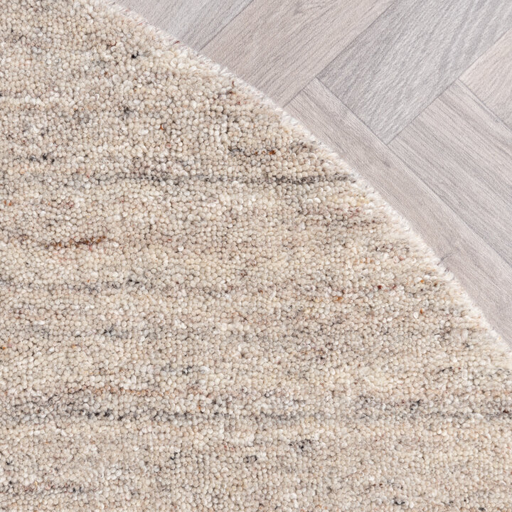 Berberteppich Rund - Aicha Taupe - 5