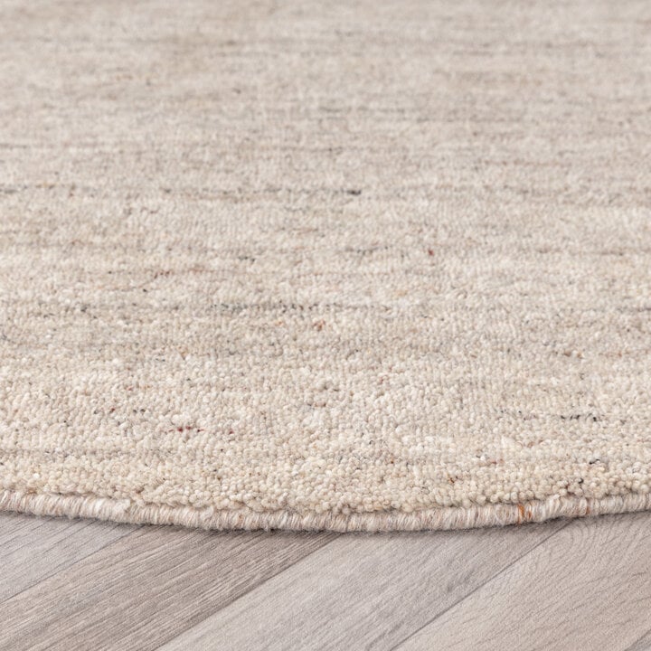 Berberteppich Rund - Aicha Taupe - 4