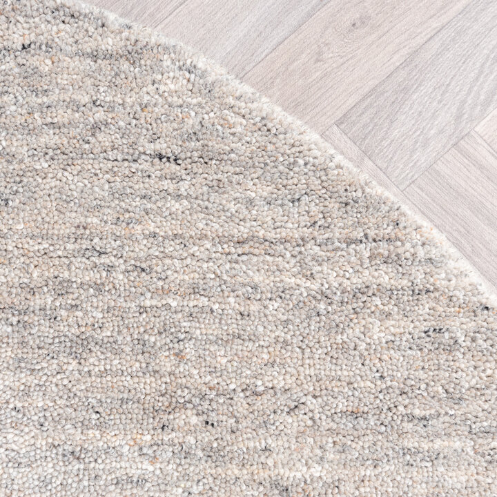 Berberteppich Rund - Aicha Grau - 5