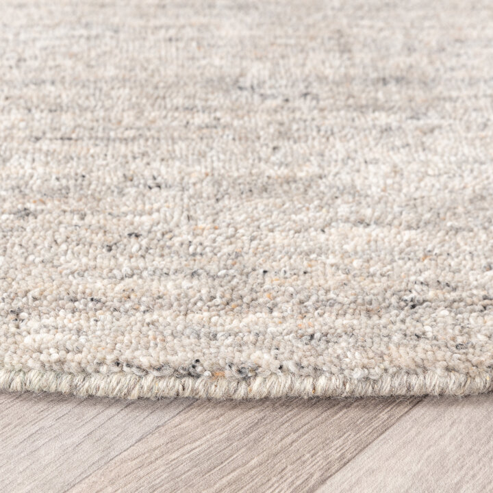 Berberteppich Rund - Aicha Grau - 4