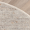 Wollteppich Rund - Dala Beige Meliert - thumbnail 3