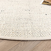 Wollteppich Rund - Dala Creme Meliert - thumbnail 3